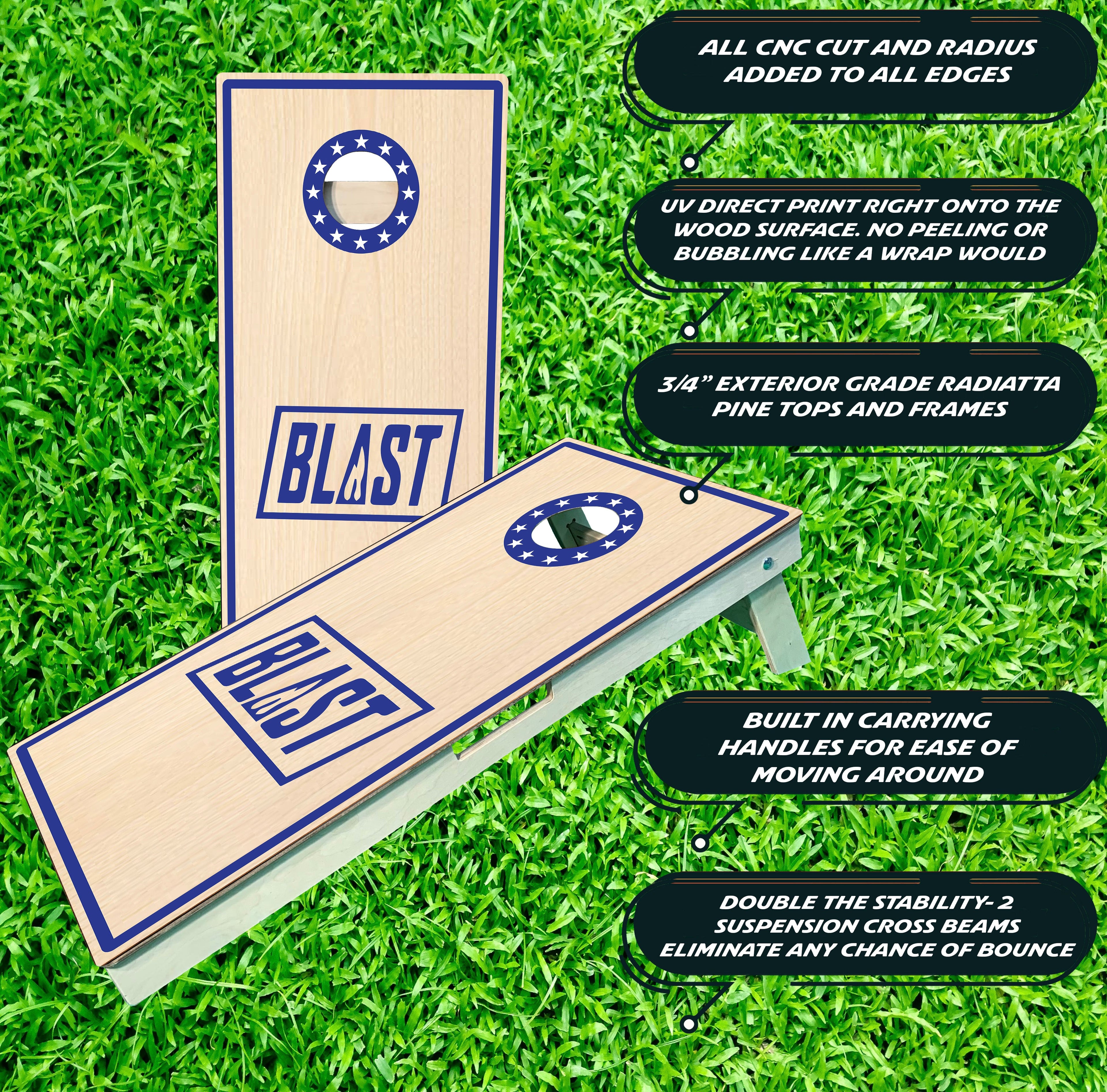 Bigfoot In The Woods Cornhole Set