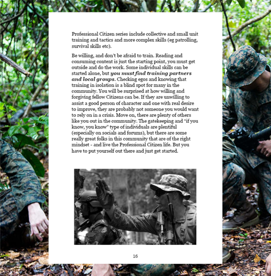 CM-1 Individual Tactical Skills Manual (also on Amazon)