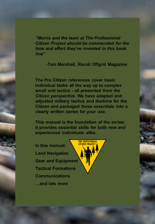 CM-1 Individual Tactical Skills Manual (also on Amazon)